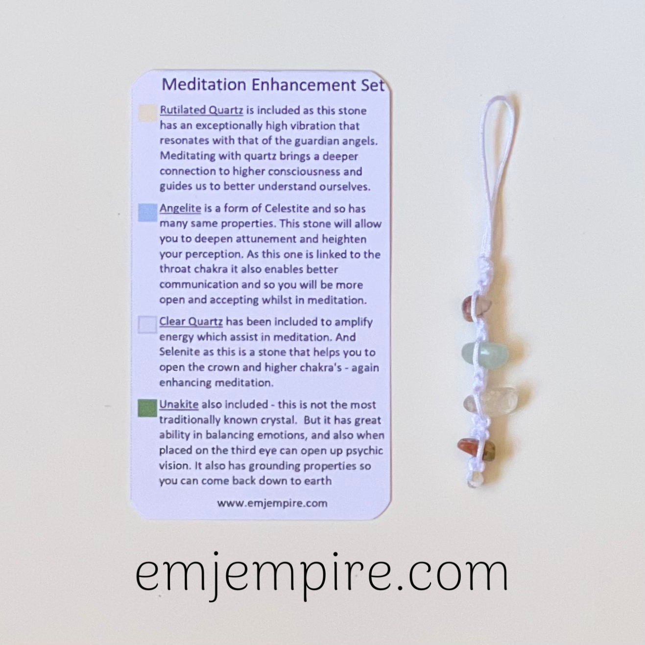 Pocket Crystals - Meditation Set