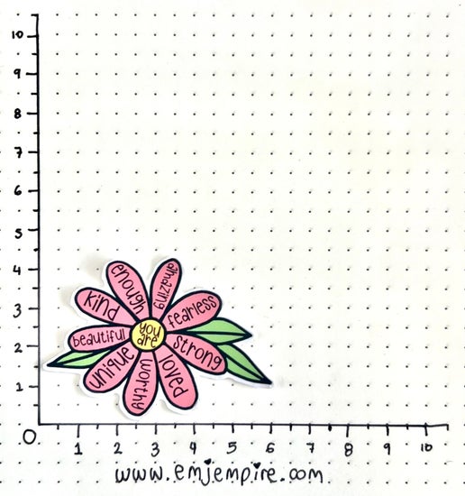 You are - Strong sticker - Waterproof vinyl decal for car, laptop, phone, water bottle