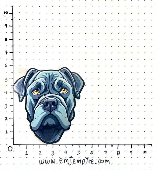 Cane Corso Dog sticker - Waterproof vinyl decal for car, laptop, phone, water bottle