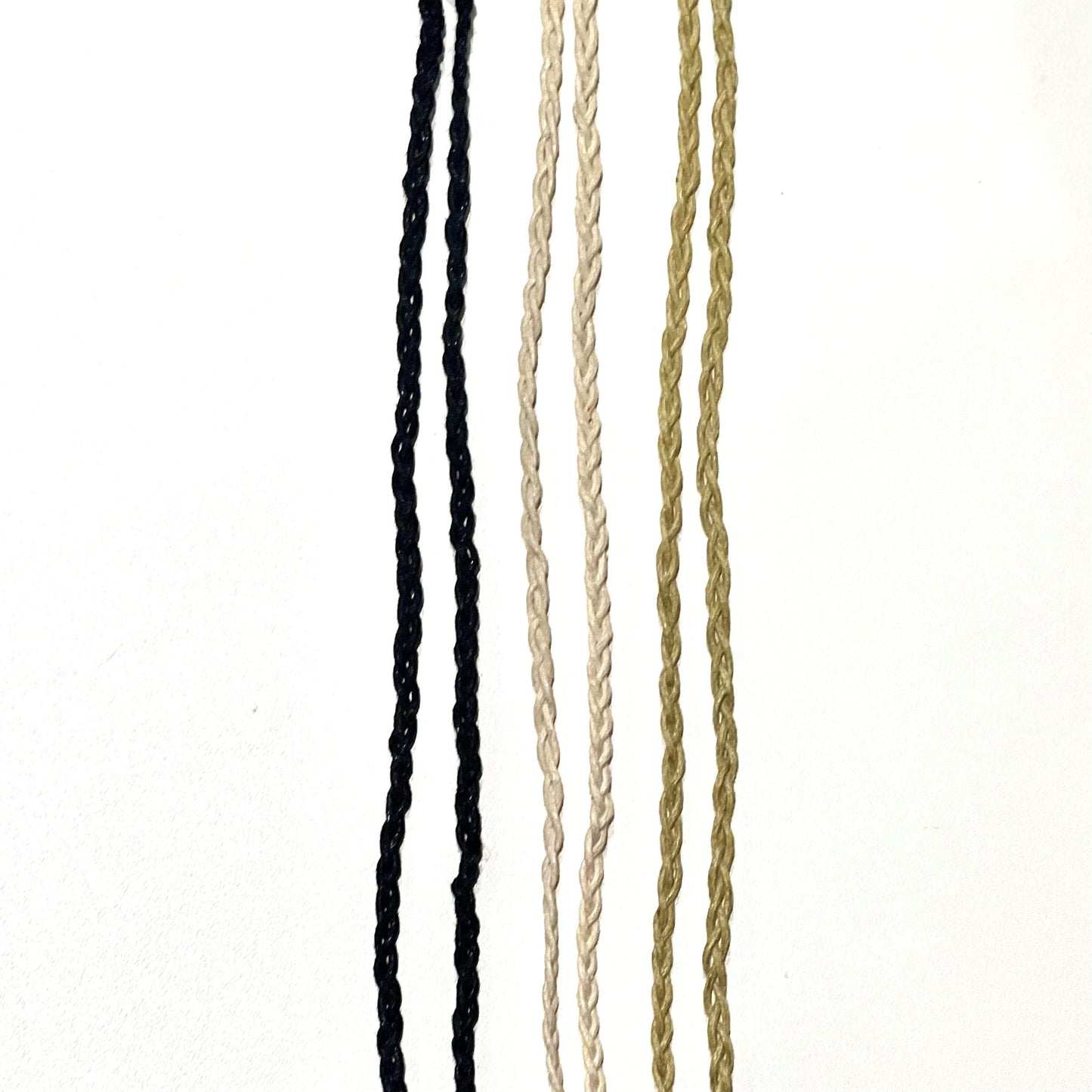 Black Tourmaline Raw Macrame Necklace