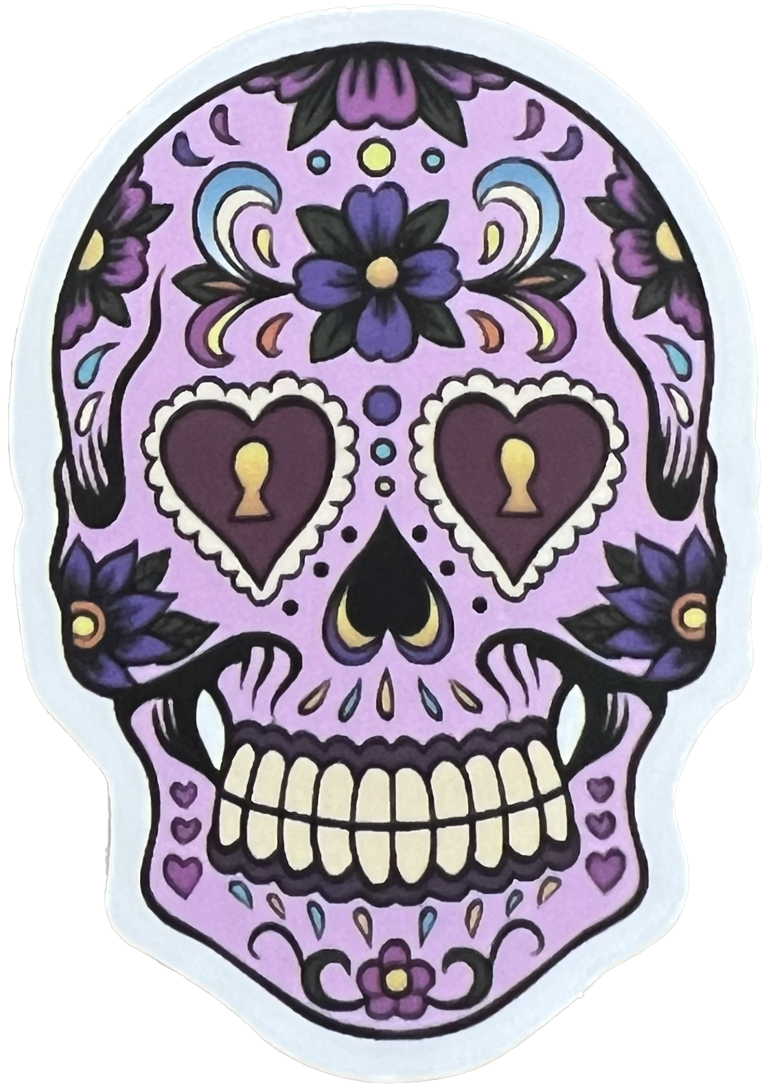 Skull Vinyl Sticker 6