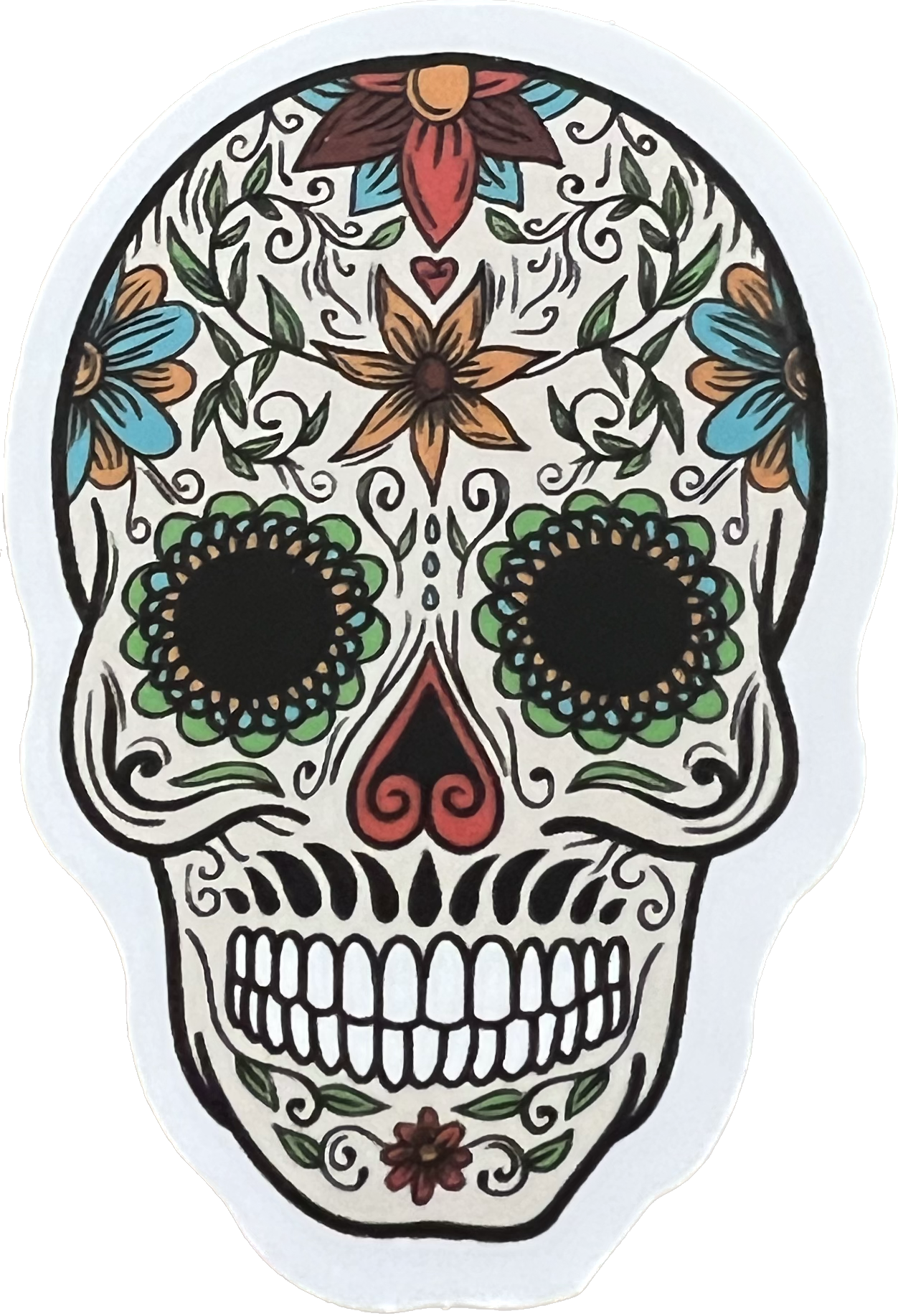 Skull Vinyl Sticker 9