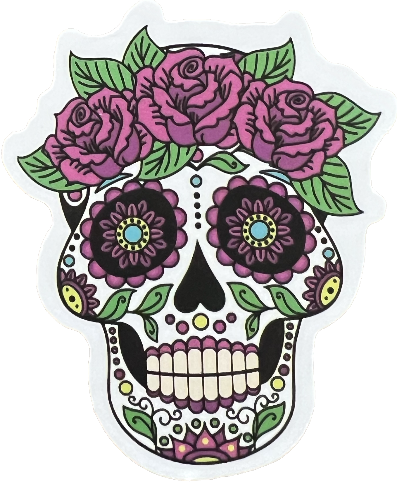 Skull Vinyl Sticker 15