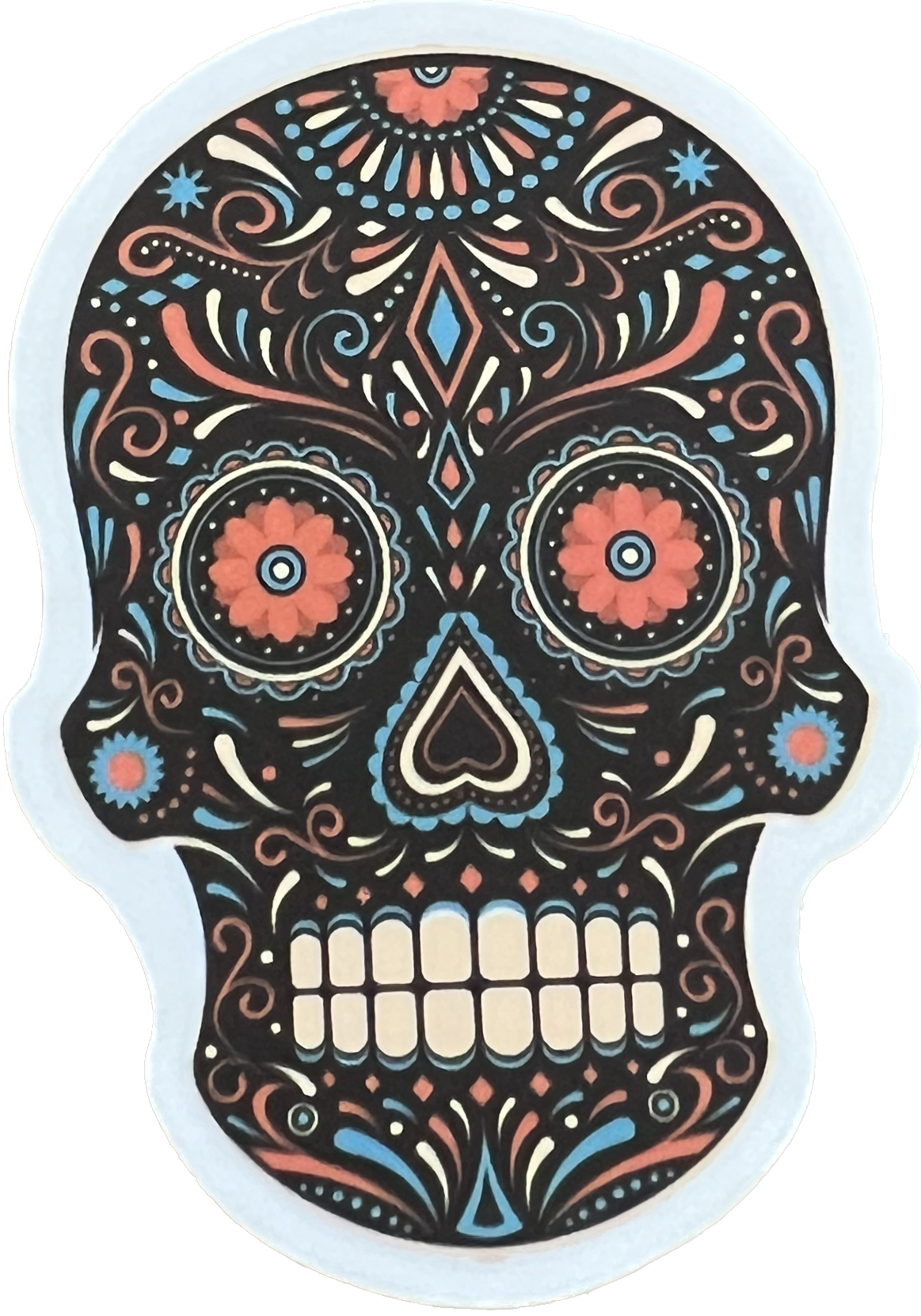 Skull Vinyl Sticker 17