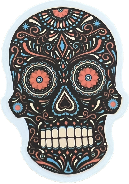 Skull Vinyl Sticker 17