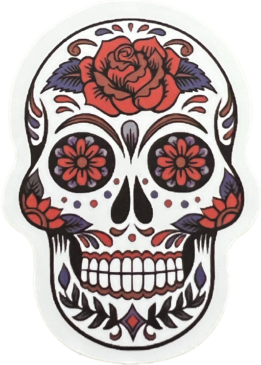 Skull Vinyl Sticker 18