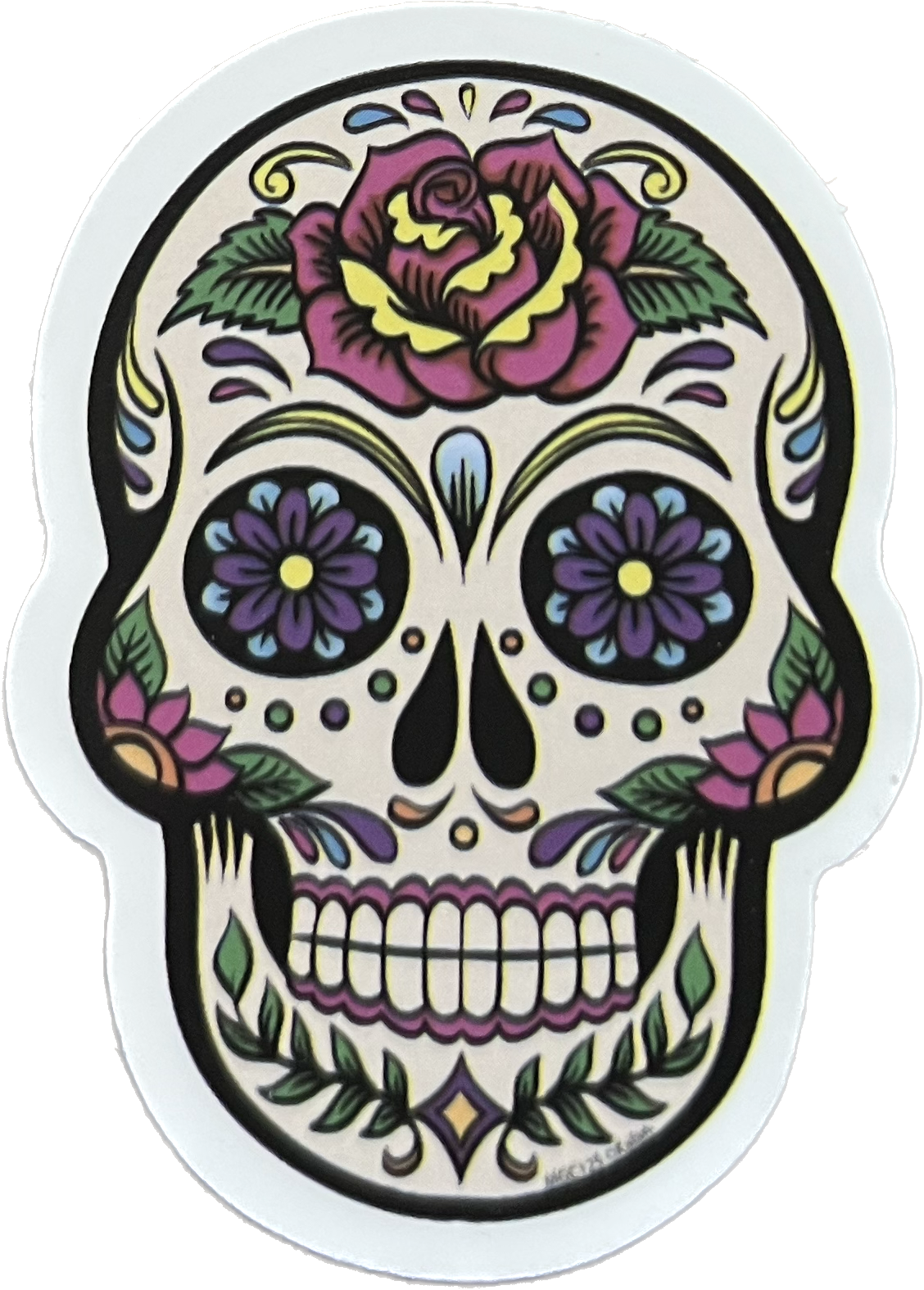 Skull Vinyl Sticker 20