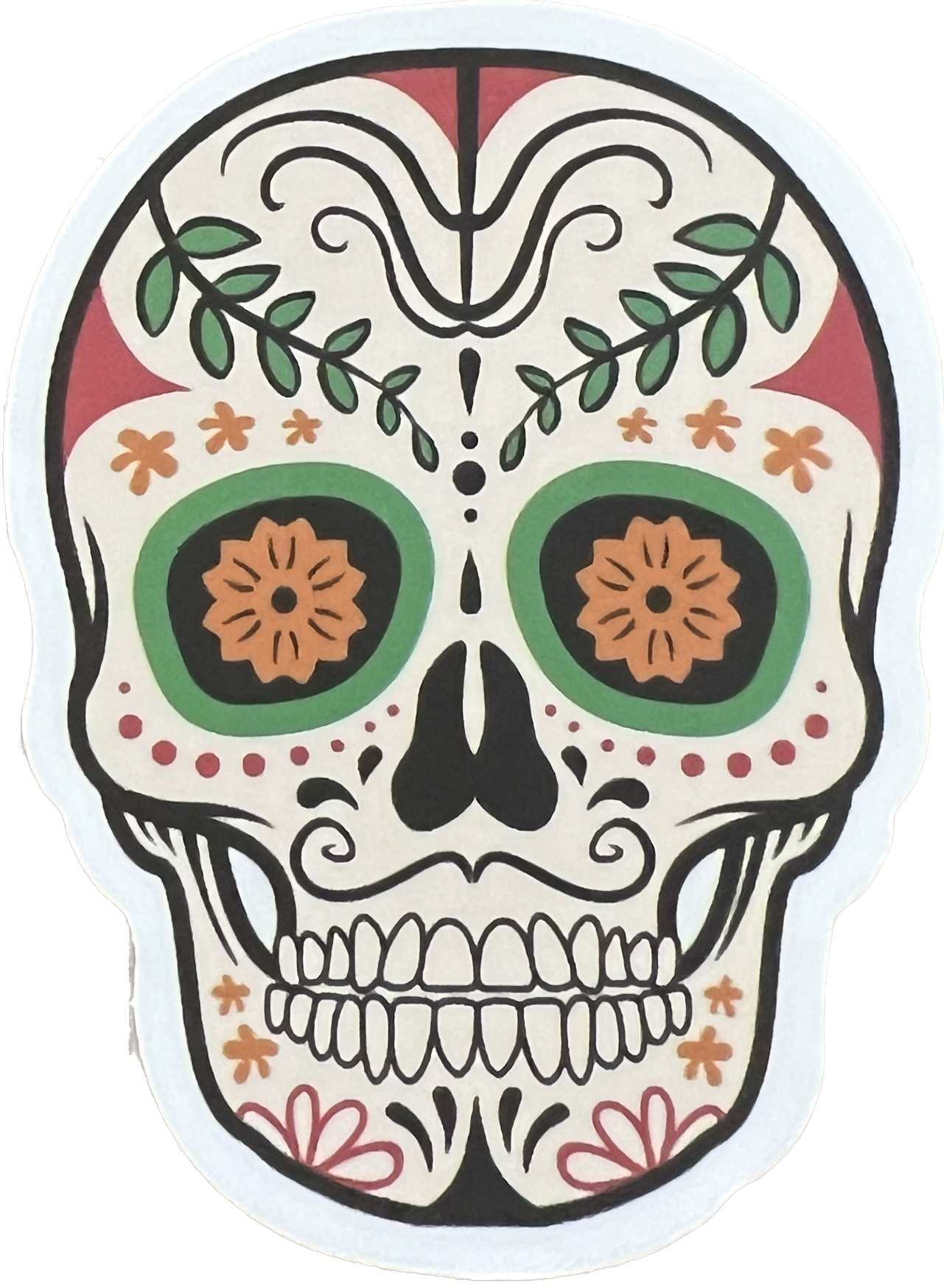 Skull Vinyl Sticker 22