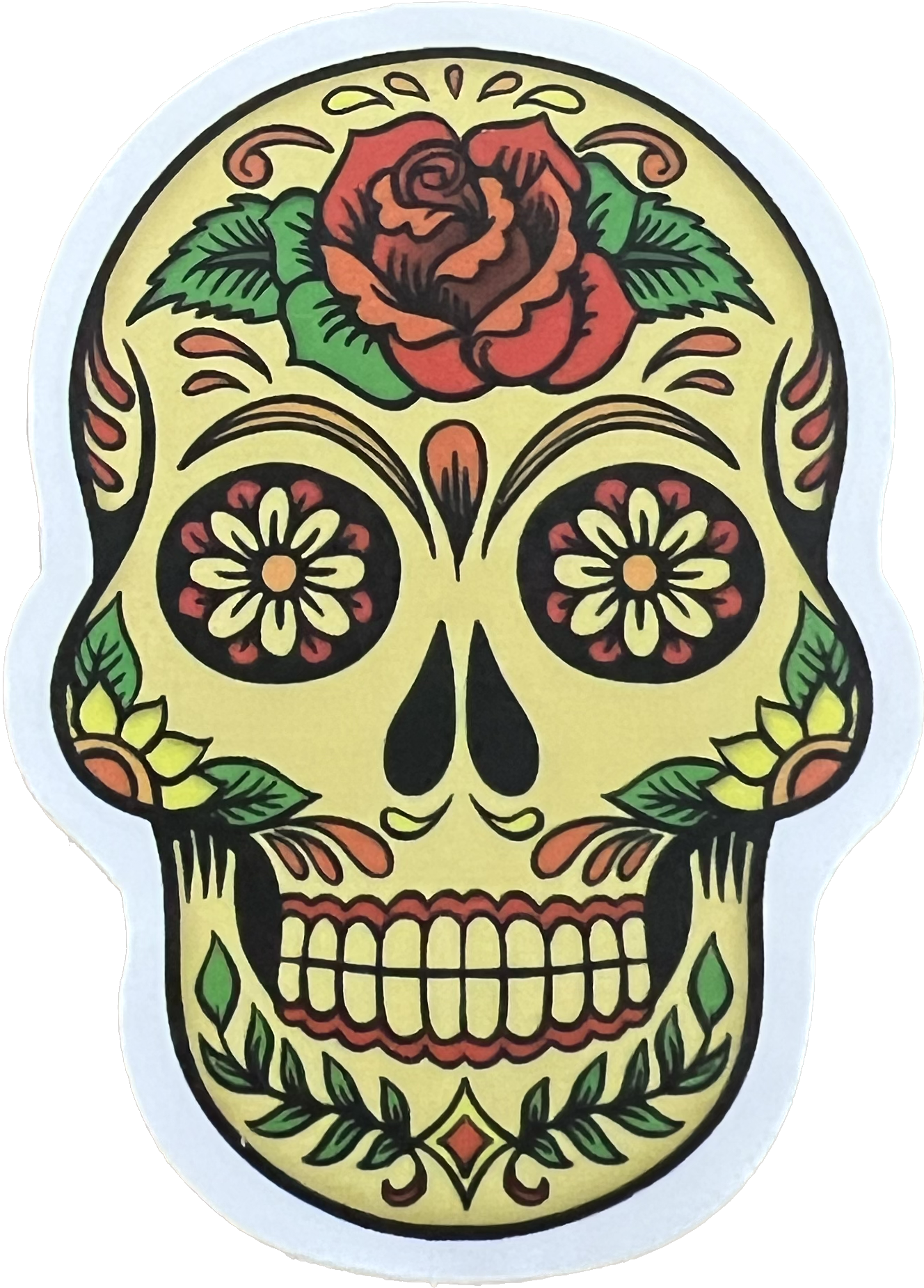 Skull Vinyl Sticker 25