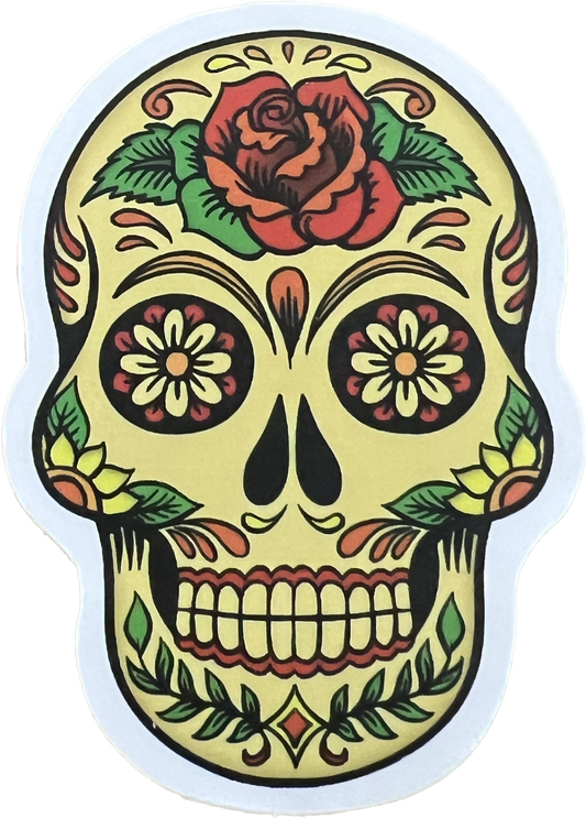 Skull Vinyl Sticker 25