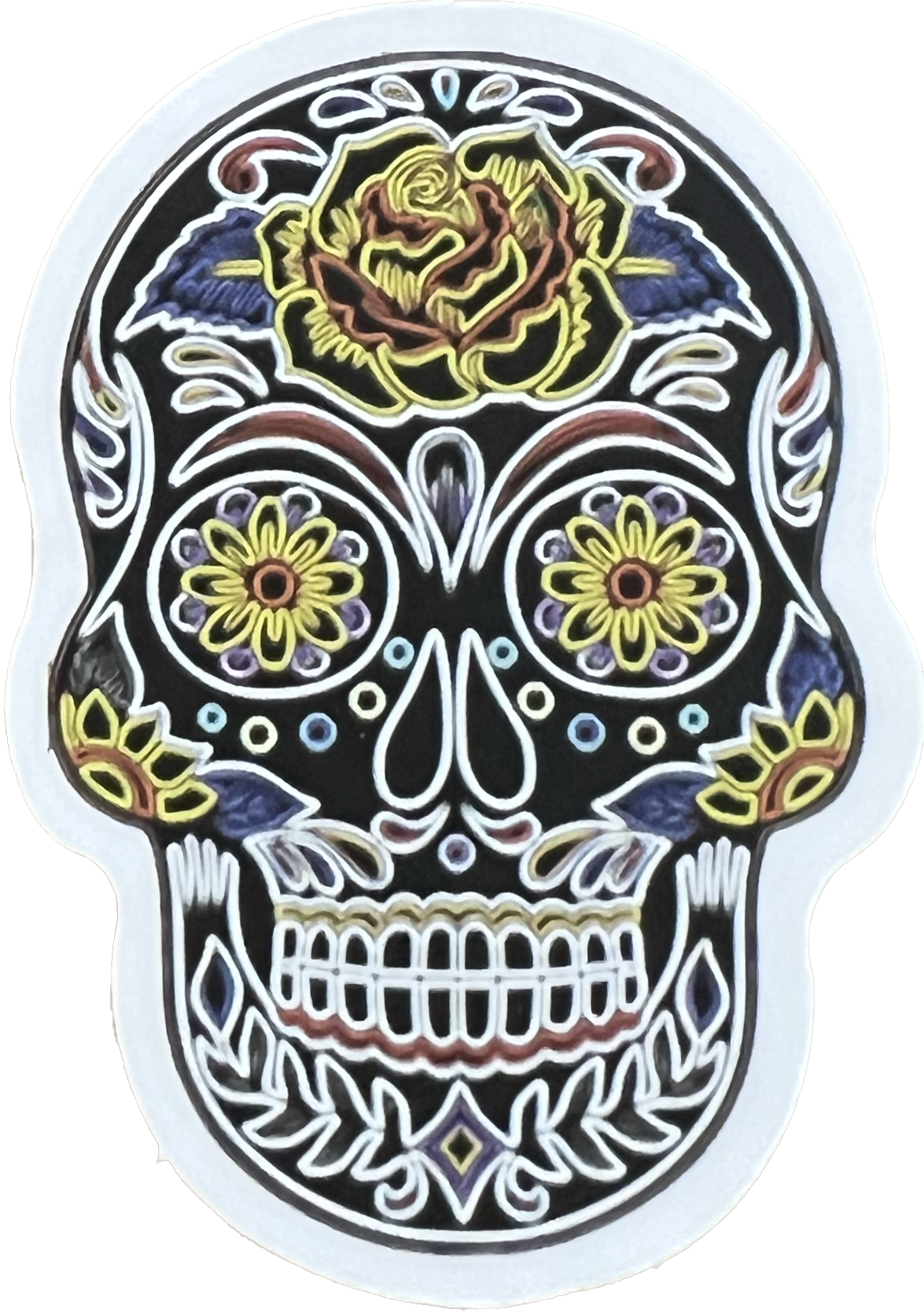 Skull Vinyl Sticker 27