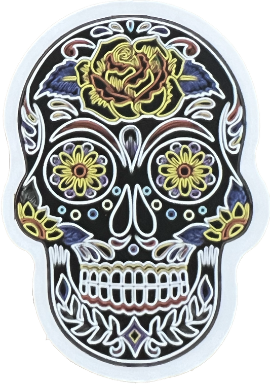 Skull Vinyl Sticker 27