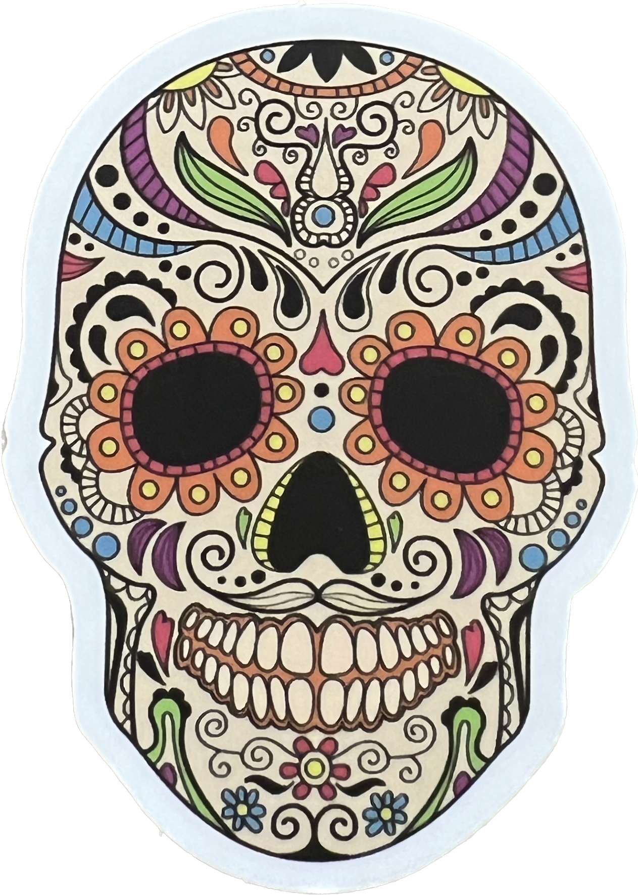 Skull Vinyl Sticker 28