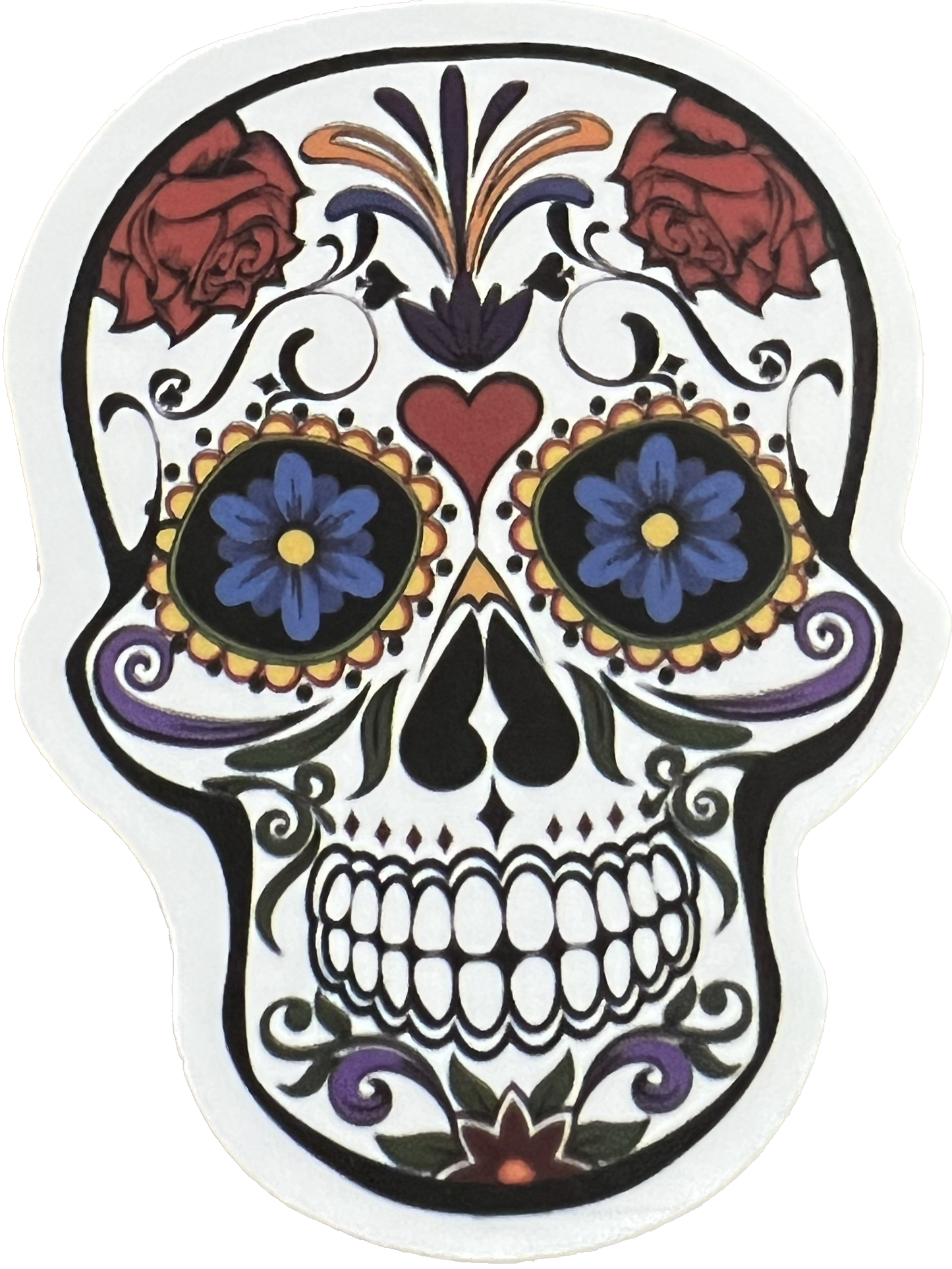 Skull Vinyl Sticker 33