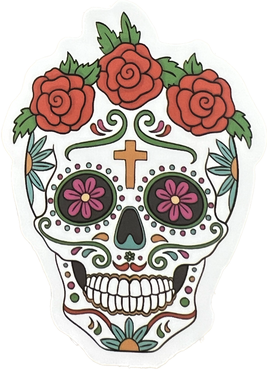 Skull Vinyl Sticker 34