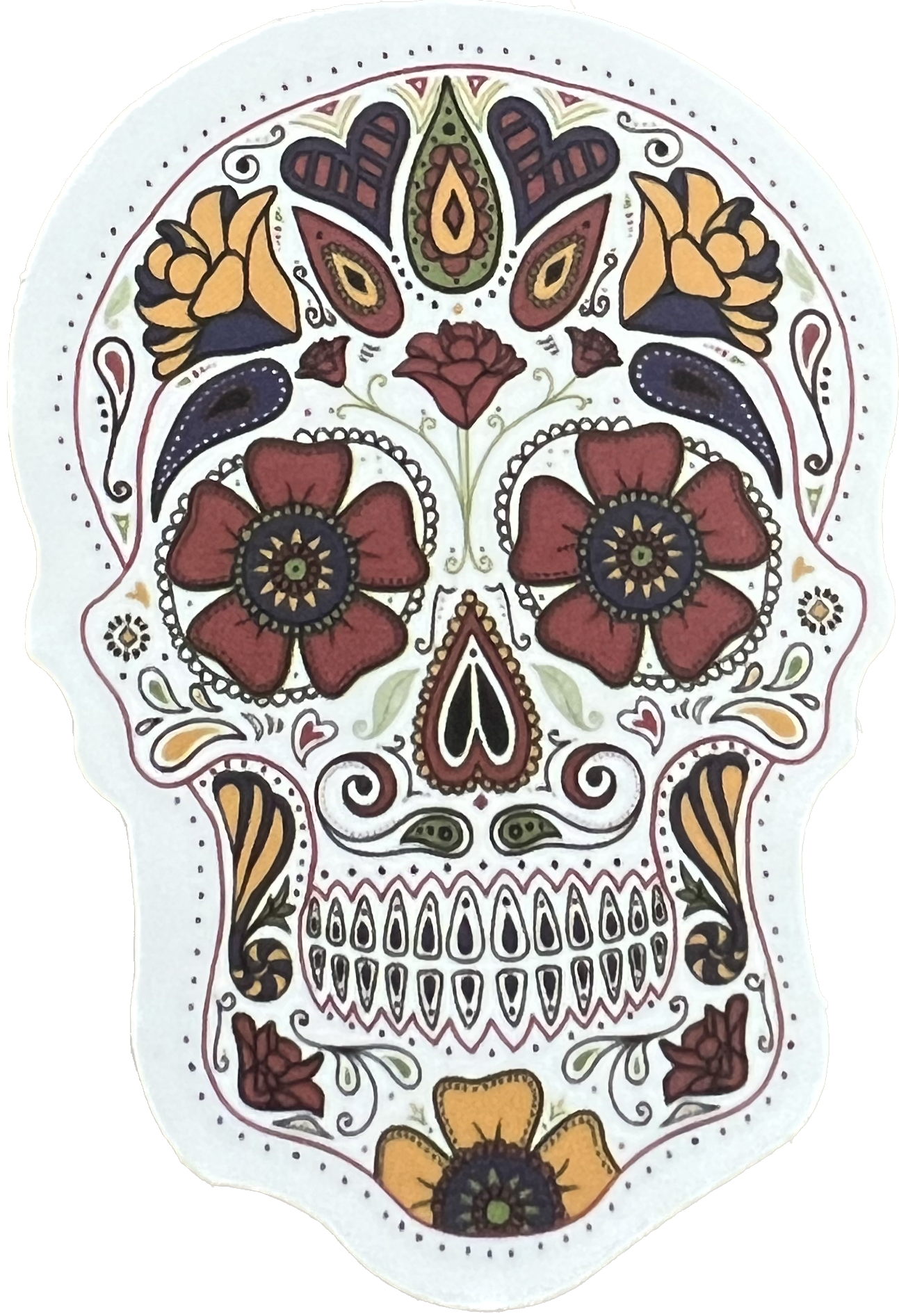 Skull Vinyl Sticker 35