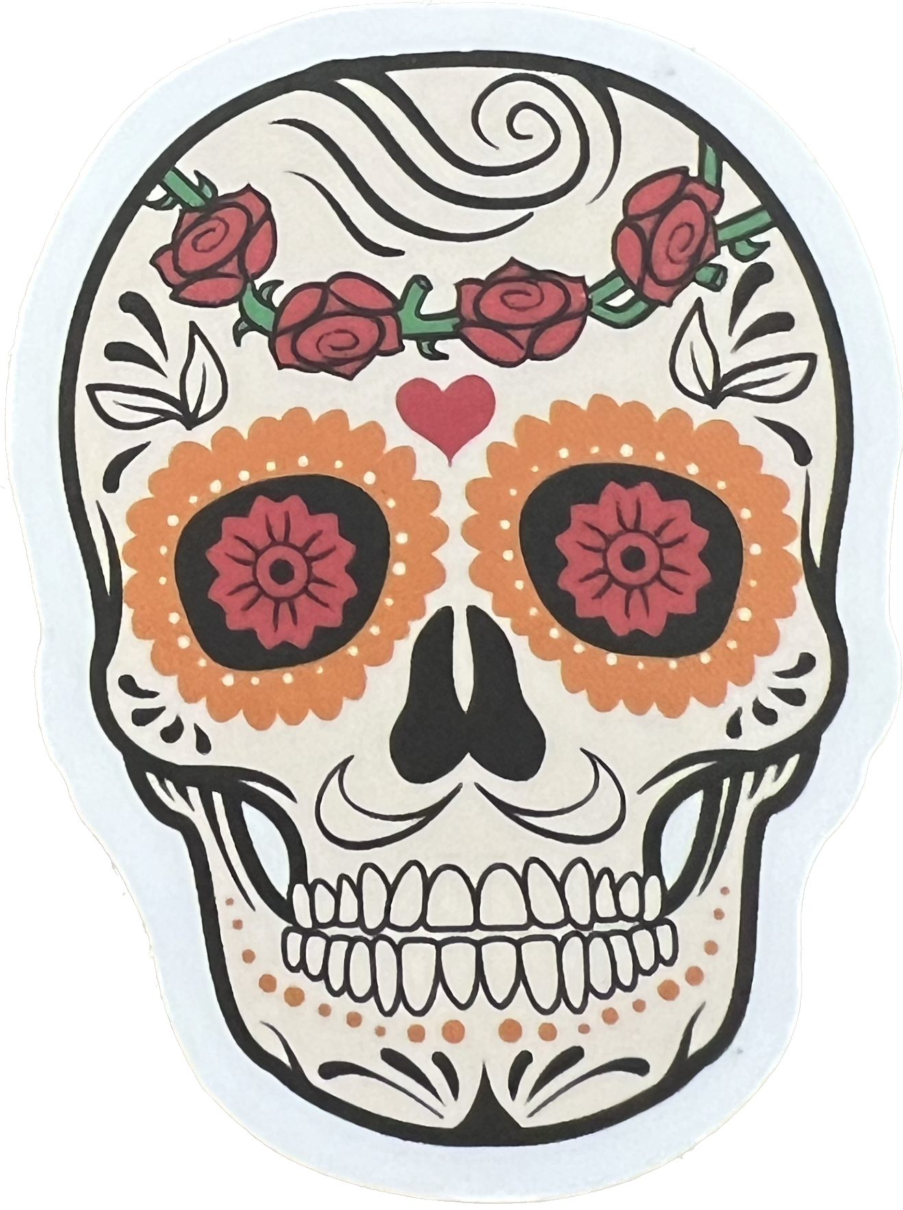 Skull Vinyl Sticker 36