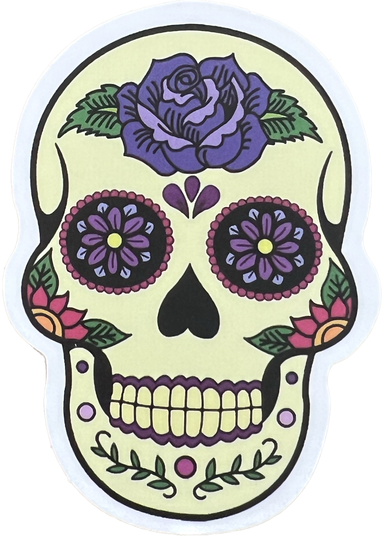 Skull Vinyl Sticker 38