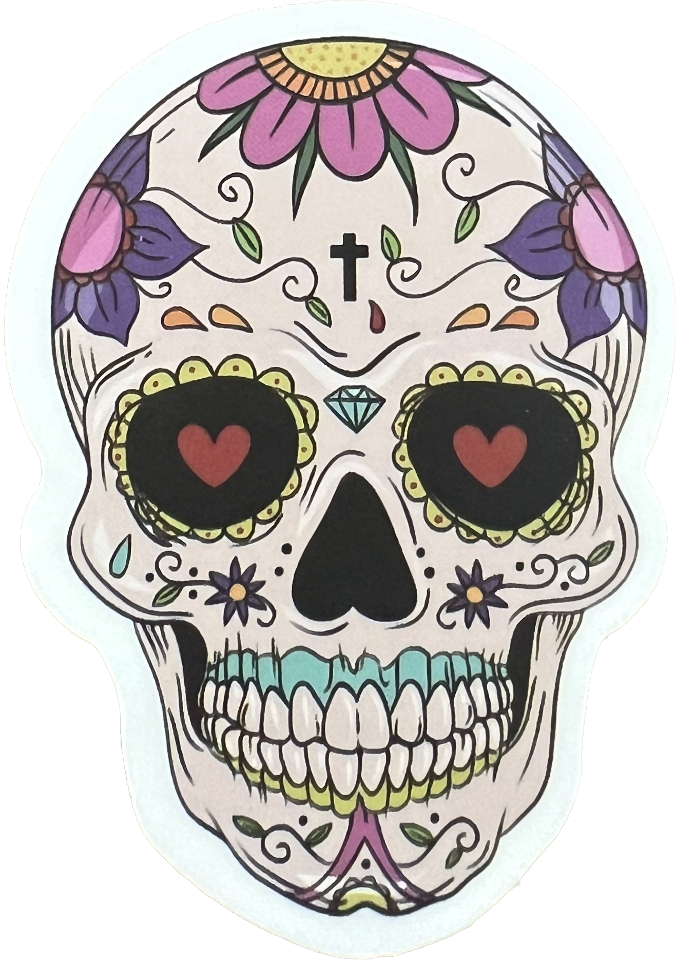 Skull Vinyl Sticker 40