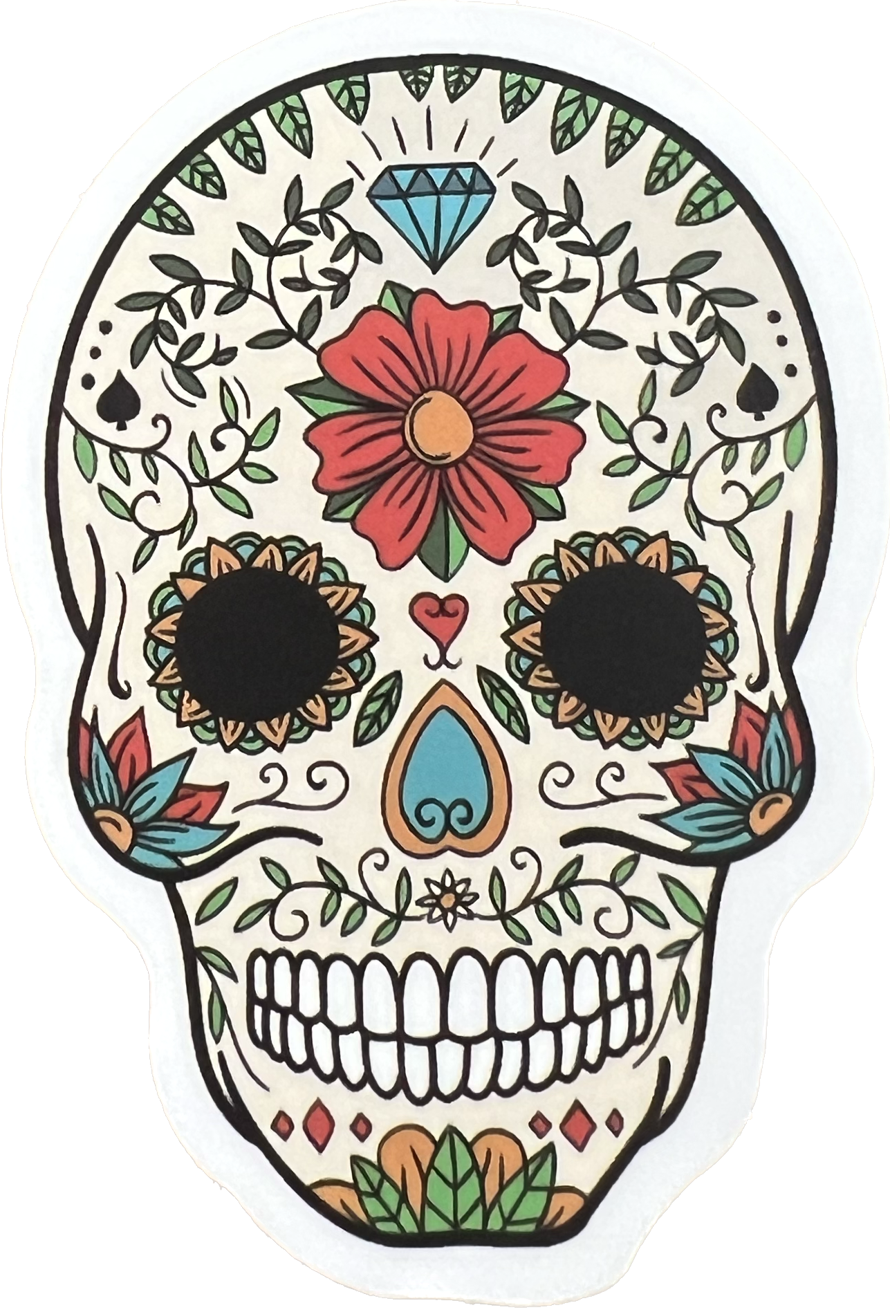 Skull Vinyl Sticker 42