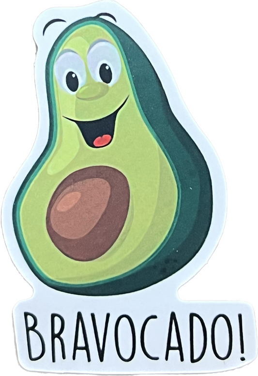 Animal/Food Funny Sayings - Bravocado!