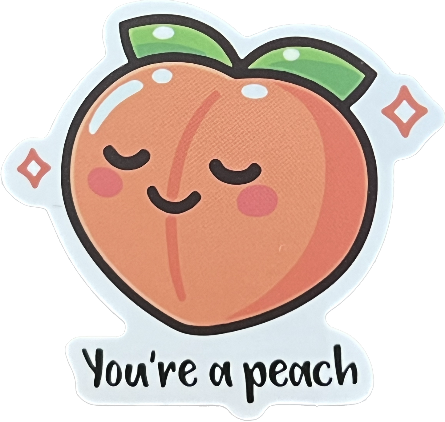 Animal/Food Funny Sayings - You're a peach