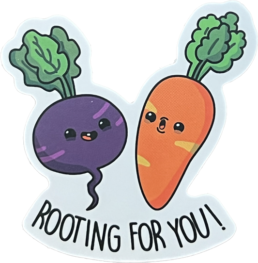 Animal/Food Funny Sayings - Rooting for you