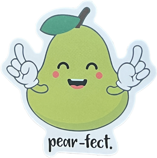 Animal/Food Funny Sayings - Pear-fect