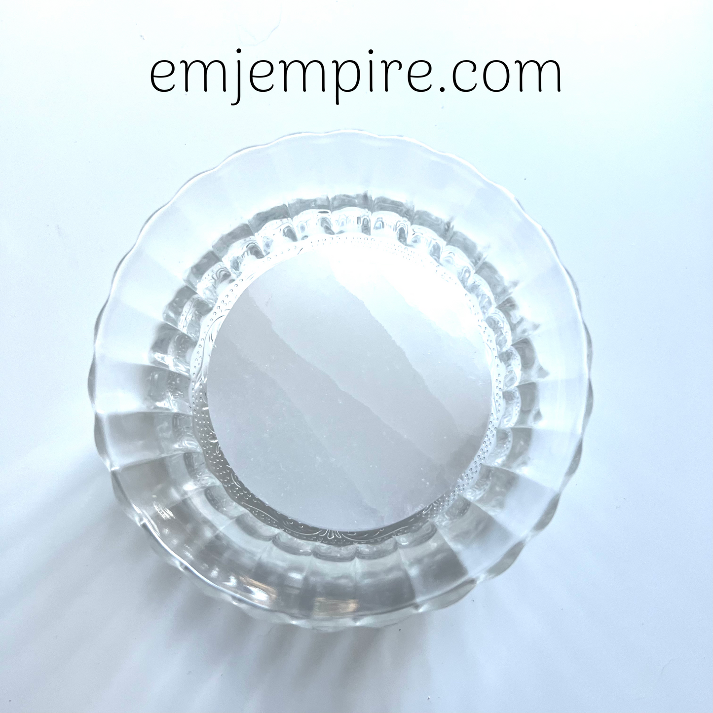 Selenite Crystal Charging - Crystal Jewellery Bowl Style 1