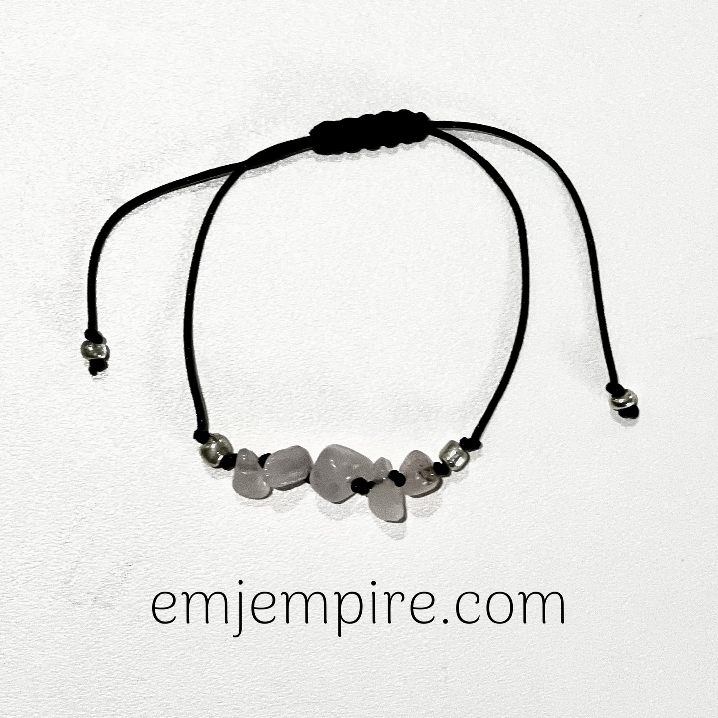 Black Tourmaline Crystal Chip Bracelet