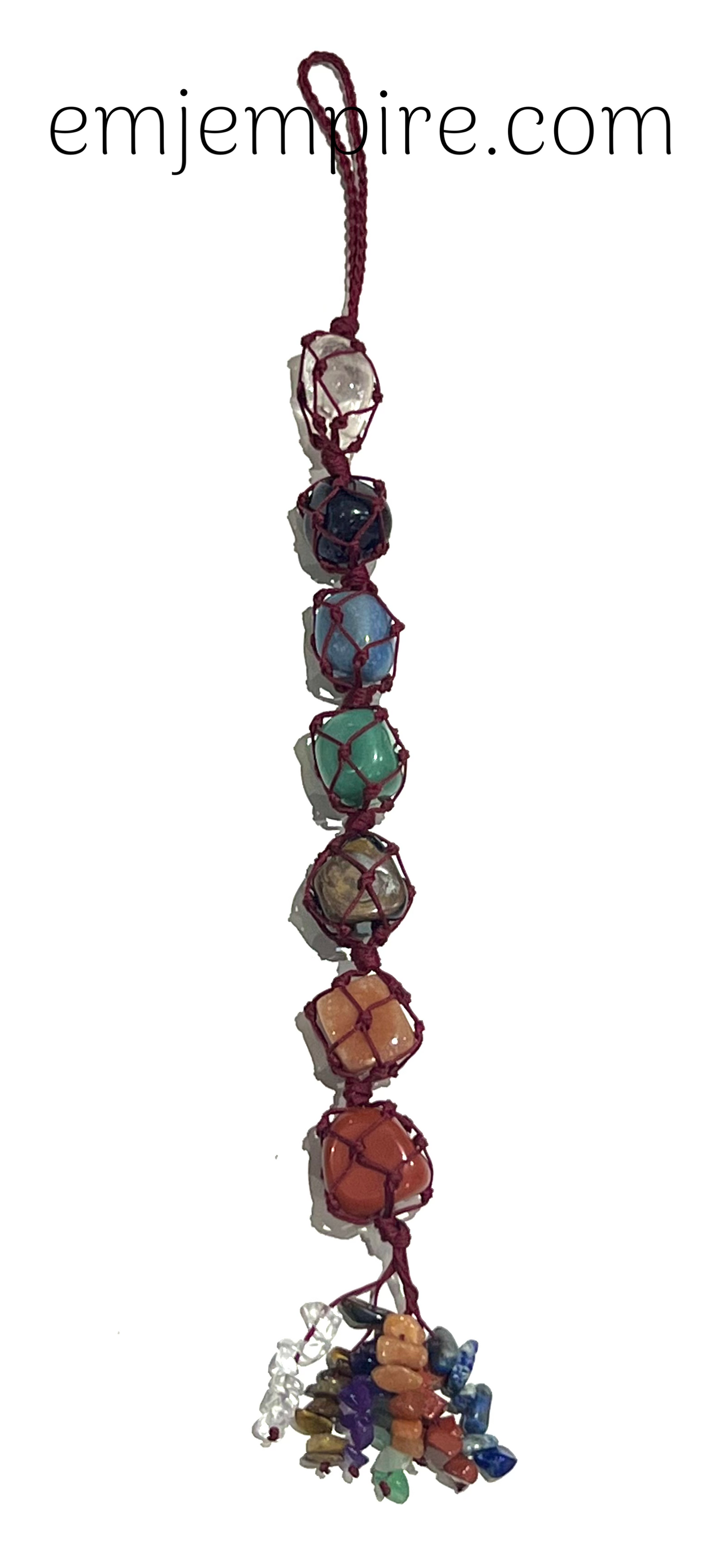 Chakra Crystal Hanging Macrame Decor