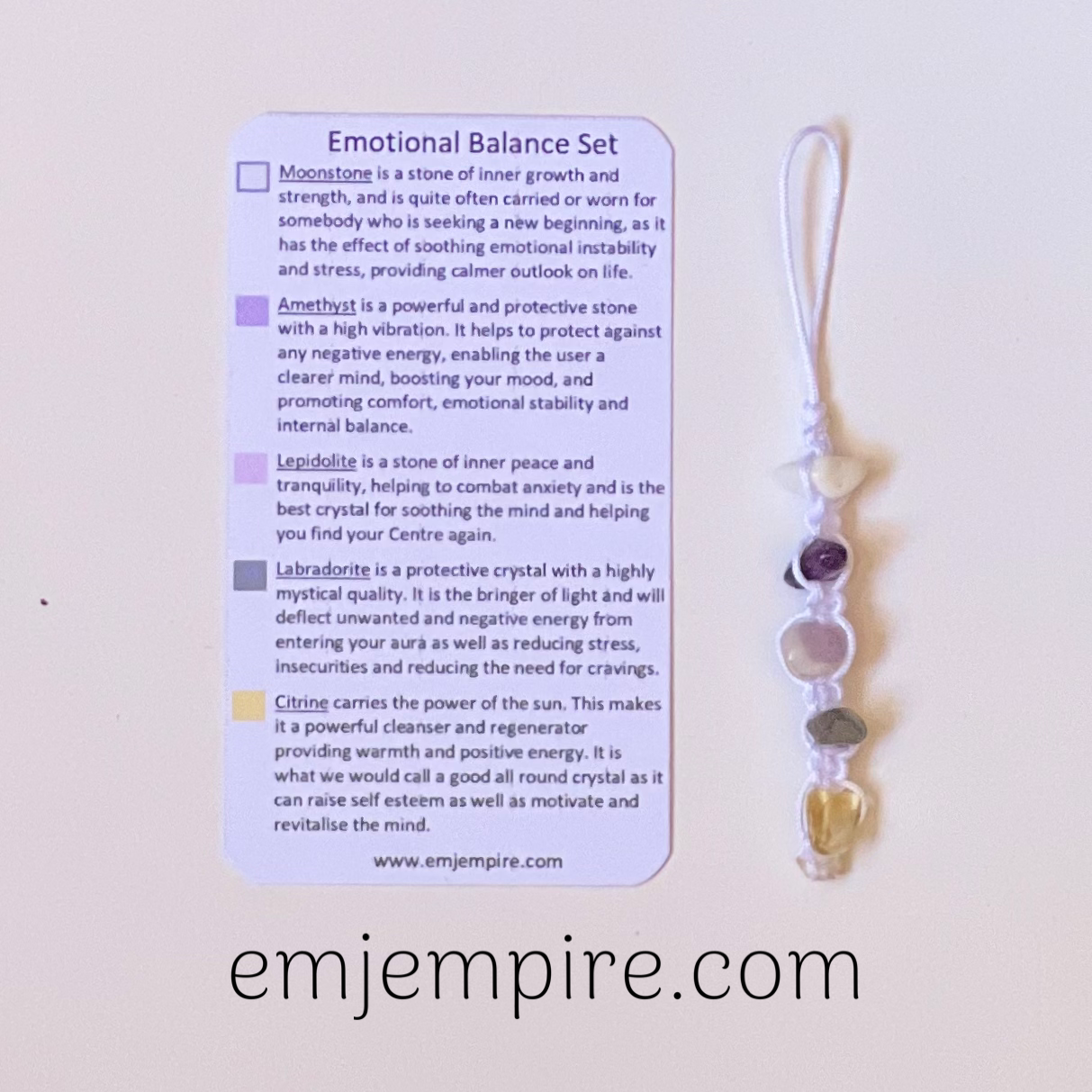 Pocket Crystals - Emotional Balance Set