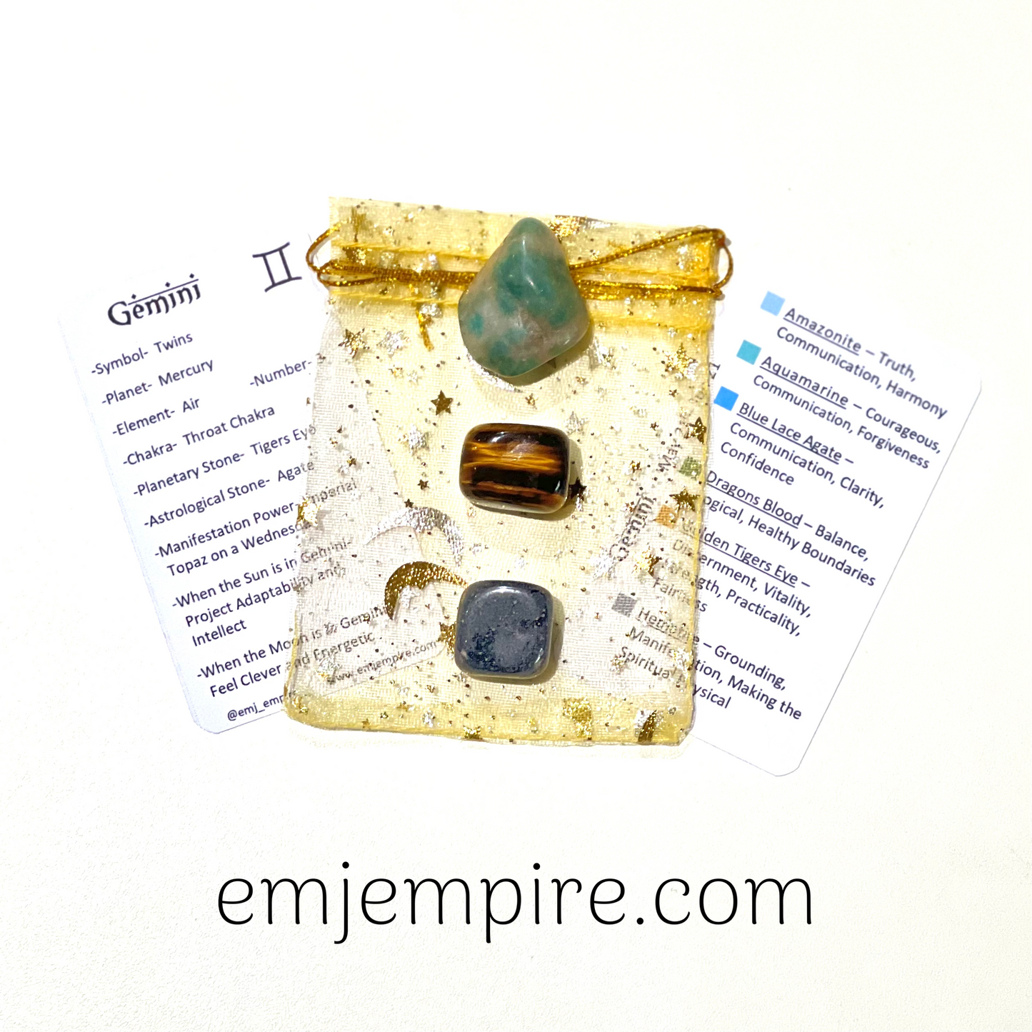 Gemini Zodiac Crystal Set