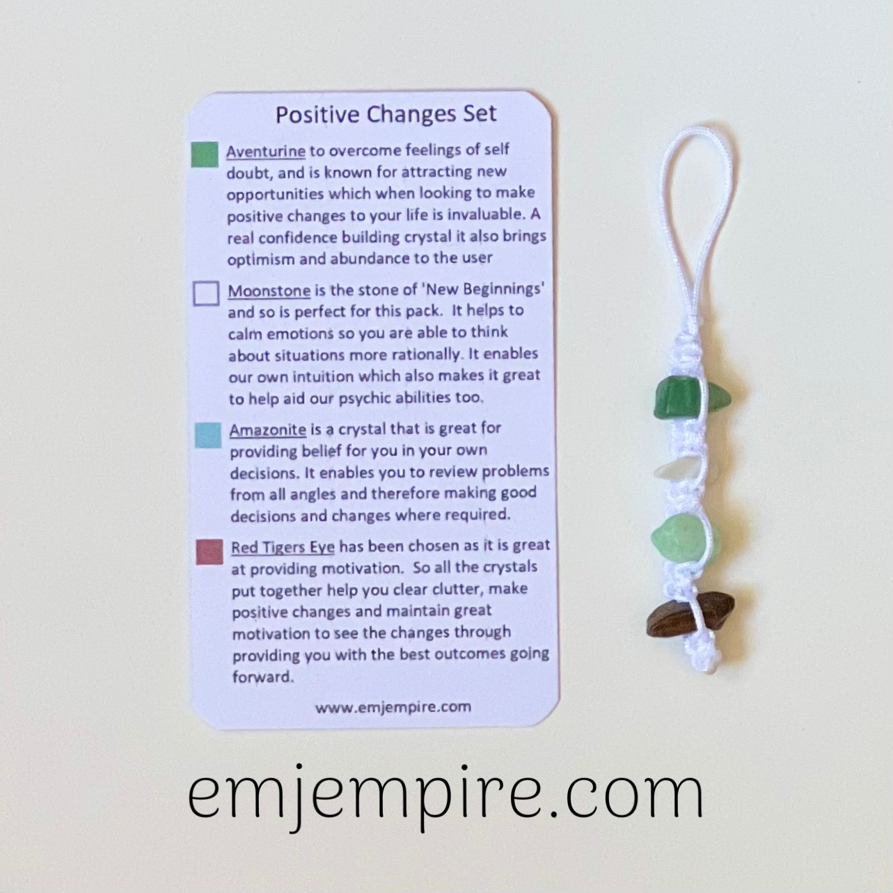 Pocket Crystals - Positive Changes Set