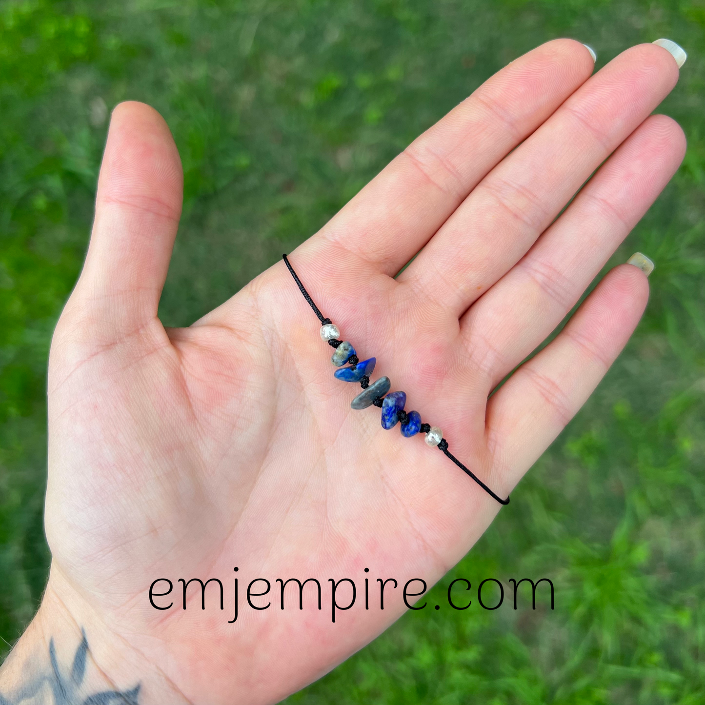 Sodalite Crystal Chip Bracelet