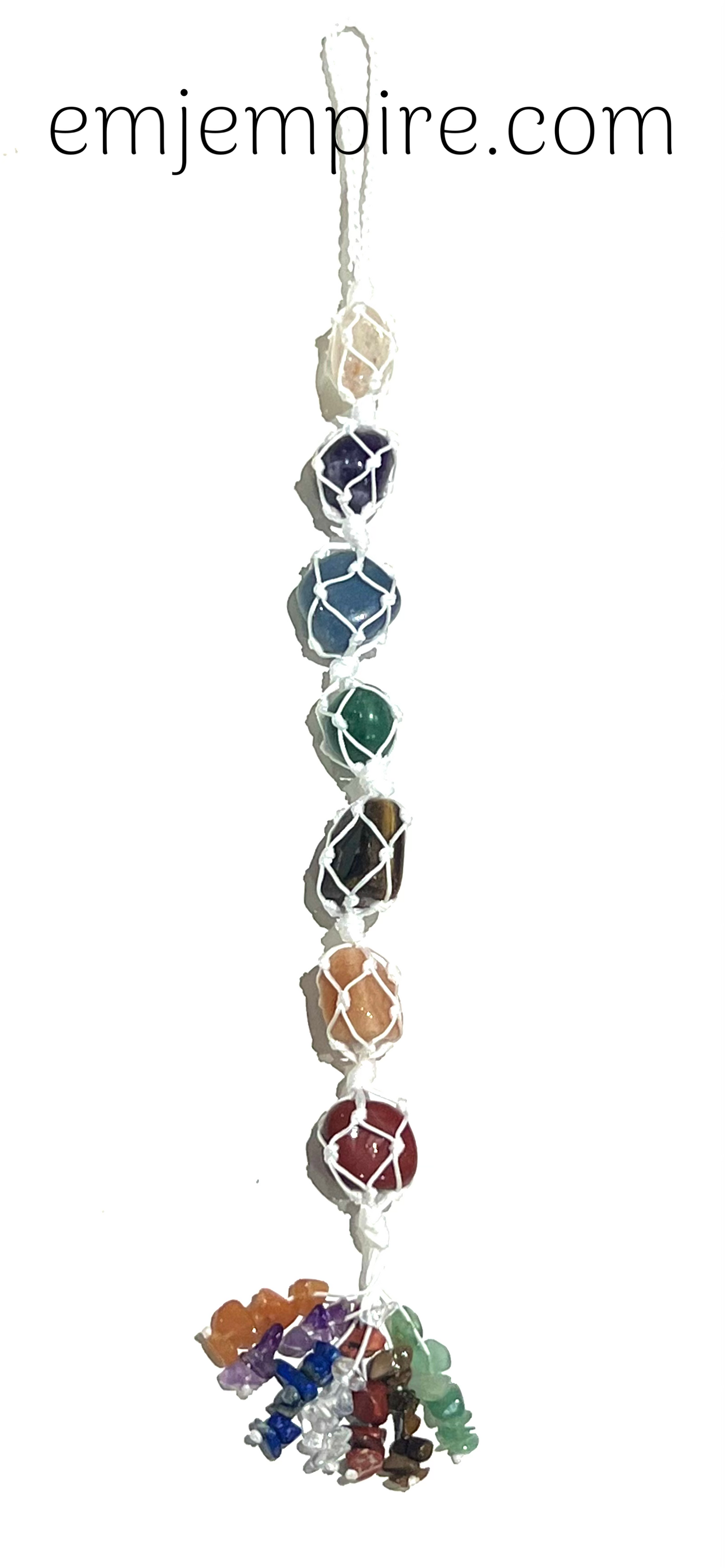 Chakra Crystal Hanging Macrame Decor