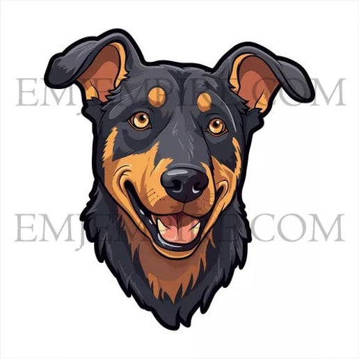 Beauceron Dog sticker - Waterproof vinyl decal for car, laptop, phone, water bottle