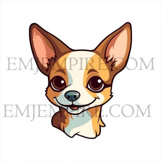 Chihuahua Dog sticker - Waterproof vinyl decal for car, laptop, phone, water bottle