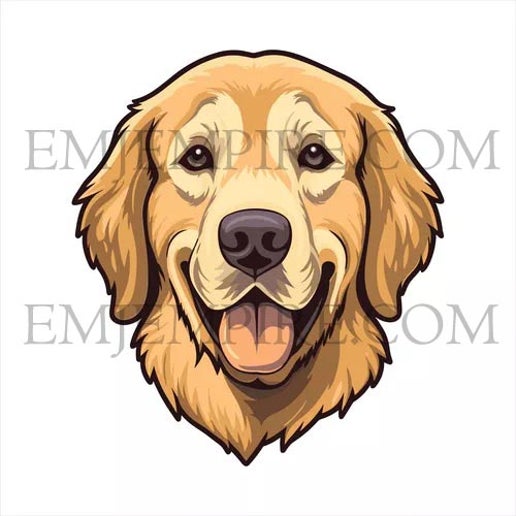 Golden Retriever Dog sticker - Waterproof vinyl decal for car, laptop, phone, water bottle