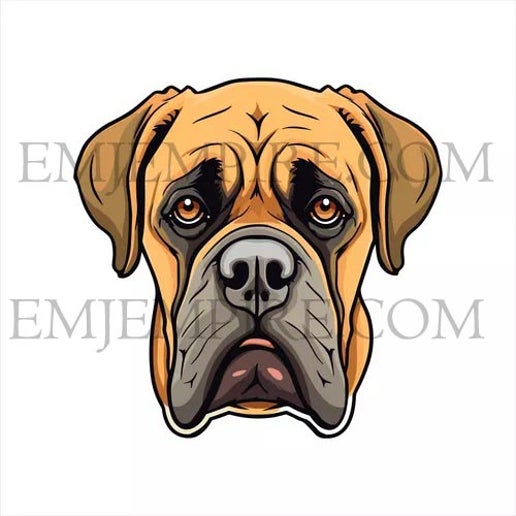 Boerboel Dog sticker - Waterproof vinyl decal for car, laptop, phone, water bottle