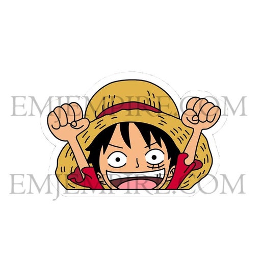 Luffy One piece sticker - Waterproof vinyl decal for car, laptop, phone, water bottle