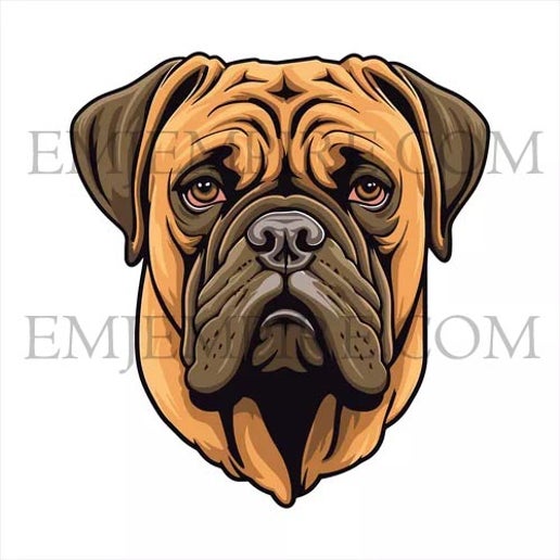 Bullmastiff Dog sticker - Waterproof vinyl decal for car, laptop, phone, water bottle