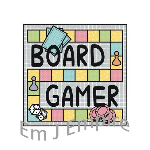 Board gamer sticker - Waterproof vinyl decal for car, laptop, phone, water bottle