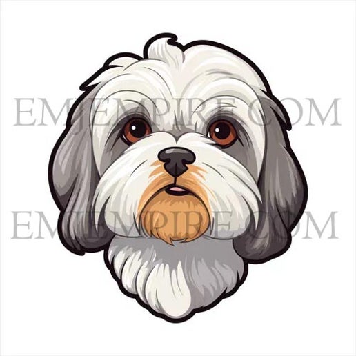 Maltese Dog sticker - Waterproof vinyl decal for car, laptop, phone, water bottle