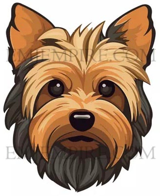 Australian Silky Terrier Dog sticker - Waterproof vinyl decal for car, laptop, phone, water bottle