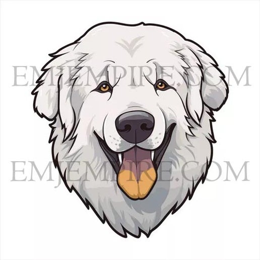 Maremma Sheepdog Dog sticker - Waterproof vinyl decal for car, laptop, phone, water bottle