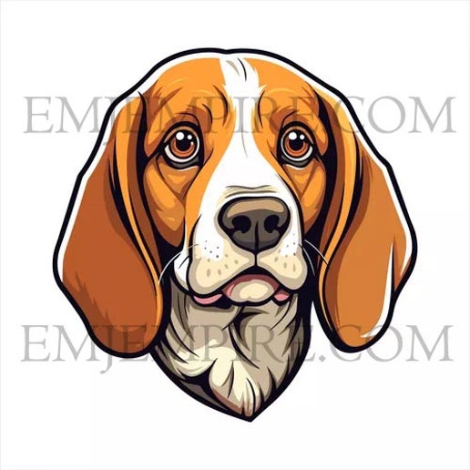 Beagle Dog sticker - Waterproof vinyl decal for car, laptop, phone, water bottle