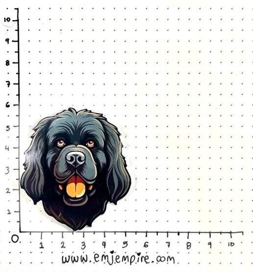 Newfoundland Dog sticker - Waterproof vinyl decal for car, laptop, phone, water bottle