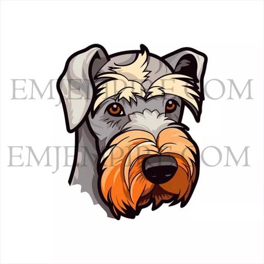 Czech Terrier Dog sticker - Waterproof vinyl decal for car, laptop, phone, water bottle