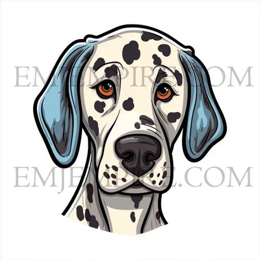 Dalmatian Dog sticker - Waterproof vinyl decal for car, laptop, phone, water bottle